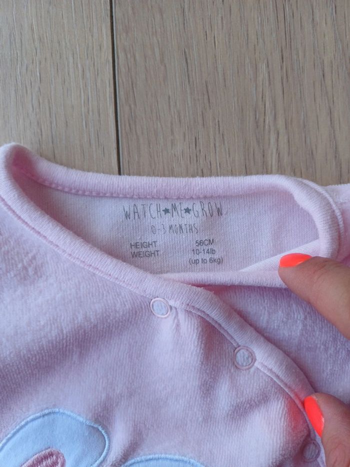 Pyjama 0/3 mois watch me grow - photo numéro 5