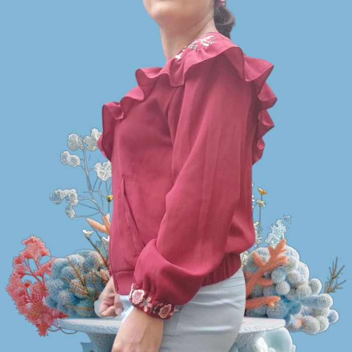 Veste Vintage avec Broderies - photo numéro 2