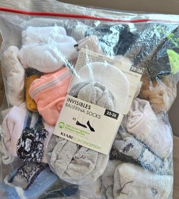 Lot 30 chaussettes/sauquettes