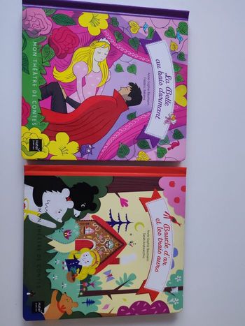 Lot de 2 livres Mon théâtre de contes