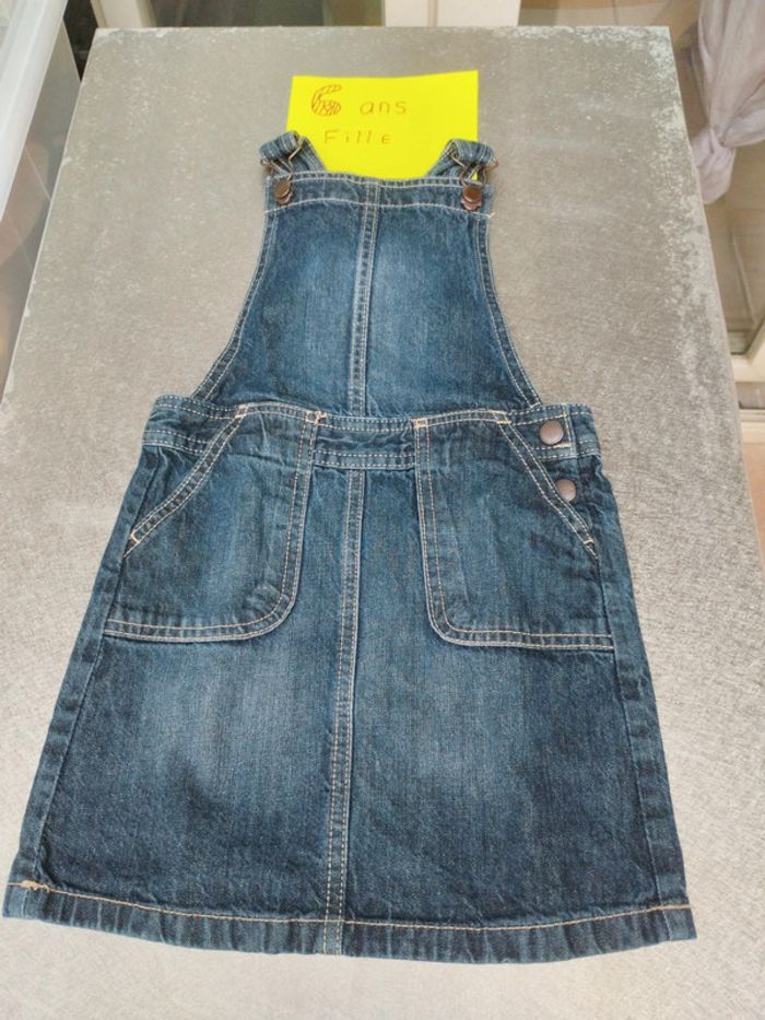 Robe salopette jean 6 ans fille Kiabi