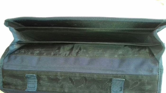 Cartable chipie bleu marine et bleu clair - photo numéro 2
