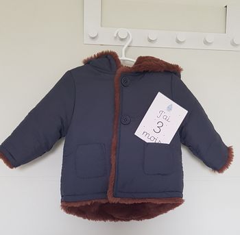 Manteau hiver reversible impermeable