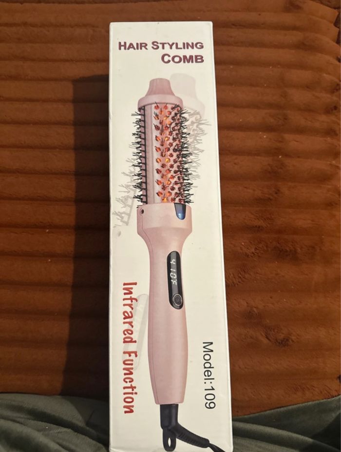 Brosse lissante chauffante (ne fait aucun bruit)