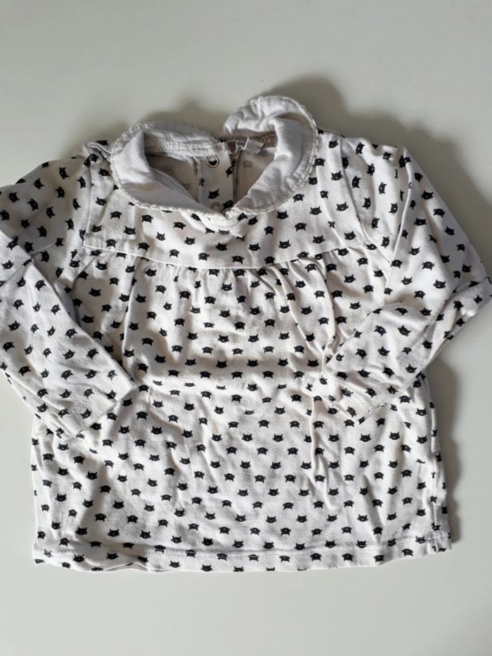 Tee-shirt manches longues 1 an