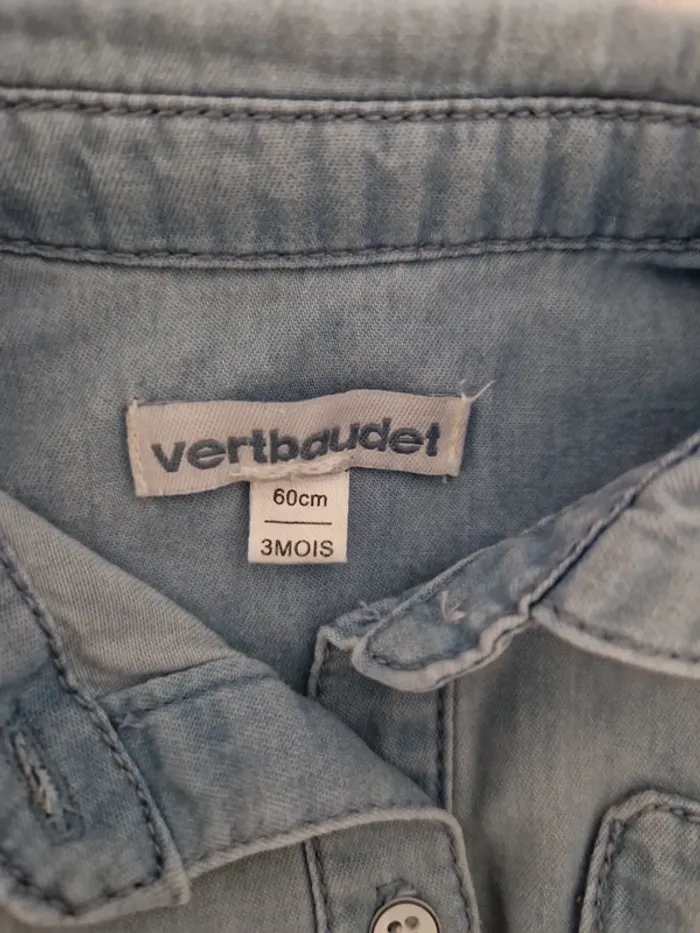Chemise en jean's + legging kiabi bébé fille - photo numéro 4