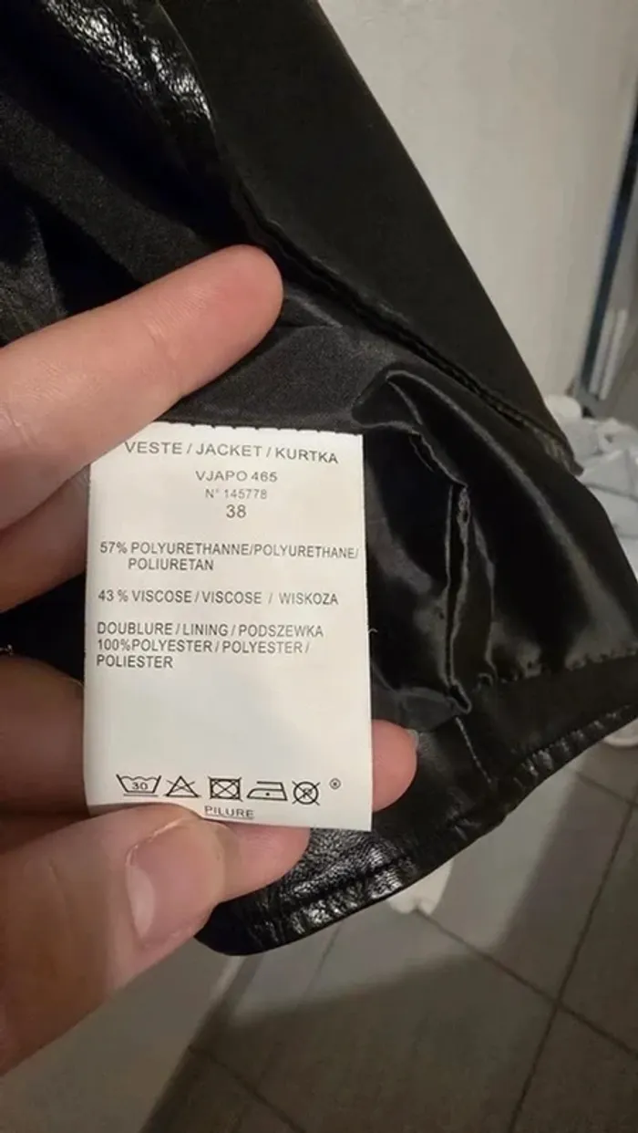 Veste imitation cuir Jacqueline Riu - photo numéro 7