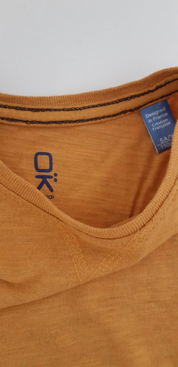 T-shirt manches longues garçon 5 ans okaïdi - photo numéro 2