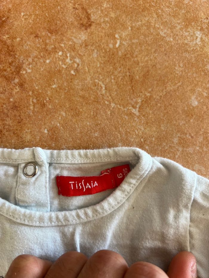 Lot 6 t-shirt manches longues 6mois - photo numéro 8