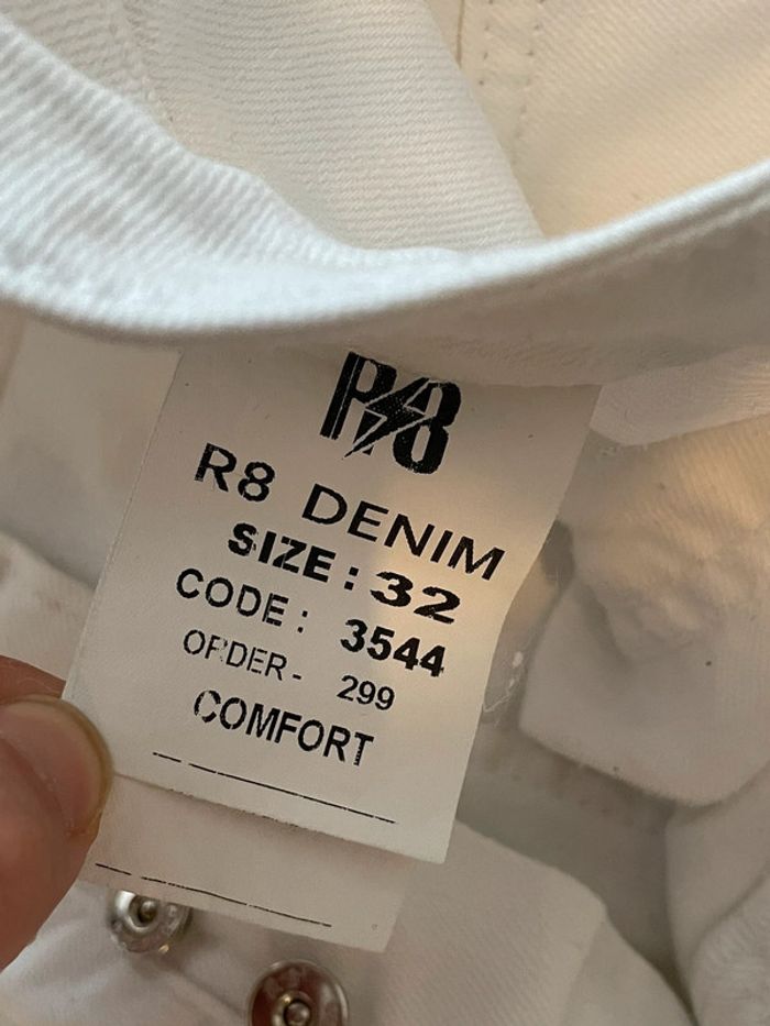 Jean blanc taille 38/40 R8 - photo numéro 5