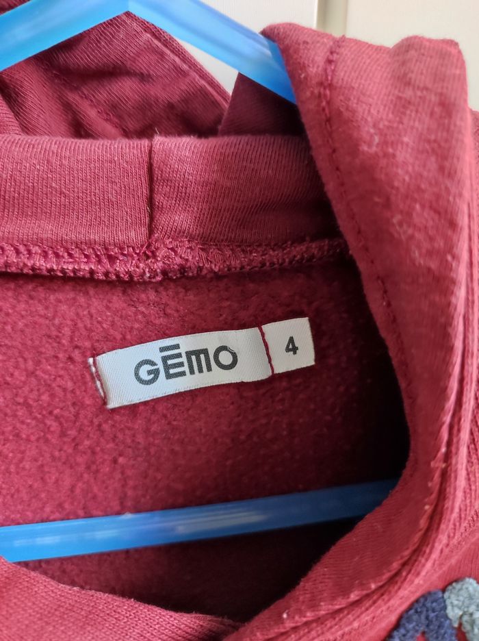 Sweat à capuche 4 ans Gémo - photo numéro 4