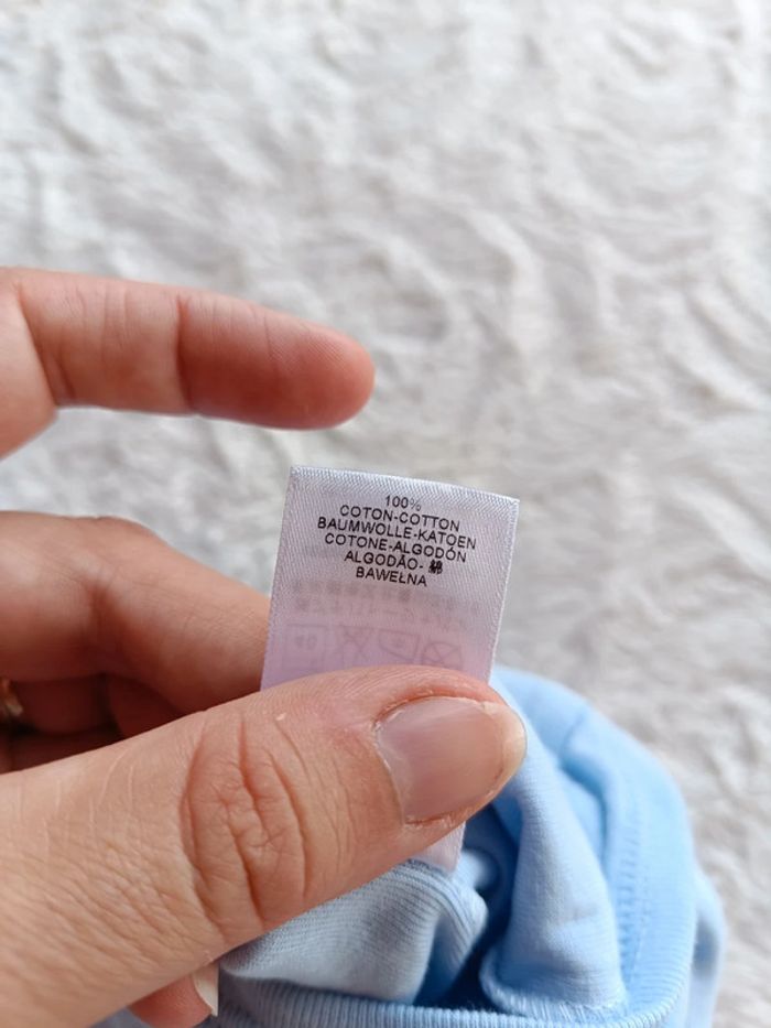 Lot de 2 bodies manches longues Garçon 6 mois Ours Petit bateau 100% coton - photo numéro 17