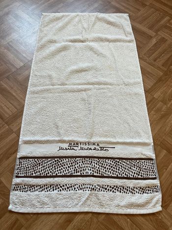 Serviette de bain beige 95x48cm Martissima