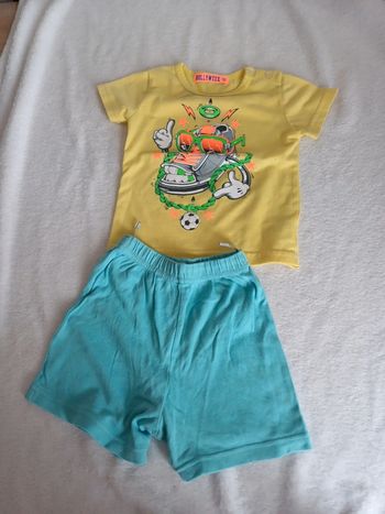 Ensemble short et t-shirt 18 mois