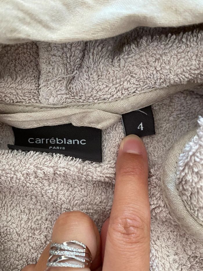 Peignoir carré blanc - photo numéro 2