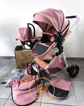 Poussette 3-en-1 Yazoco / Neuve / Vendeuse déclarée dans la puériculture.