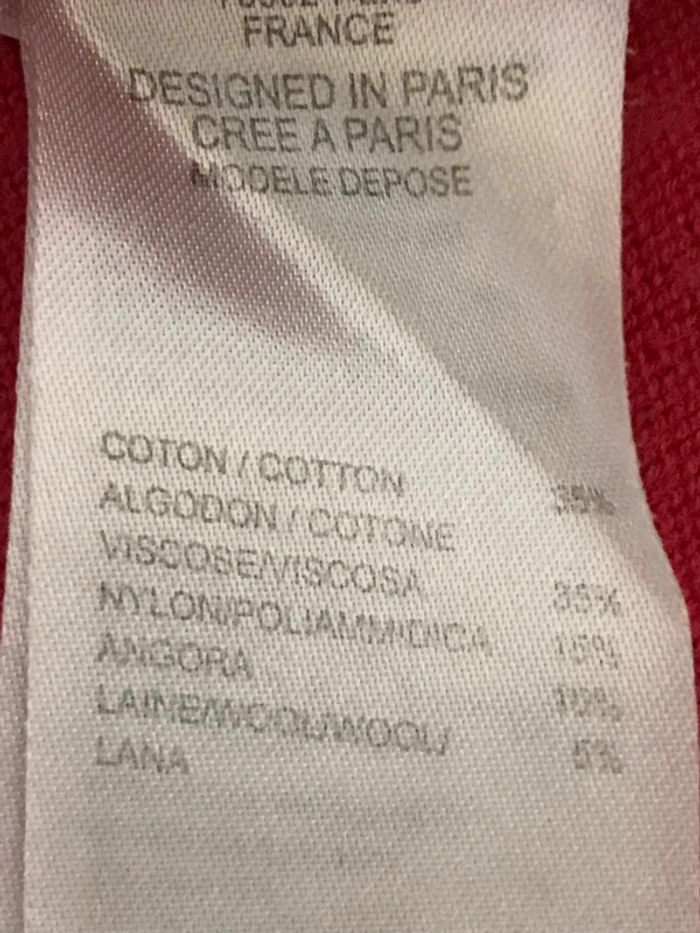 Robe rose foncé en lainage pour fillette 4 Ans - photo numéro 6