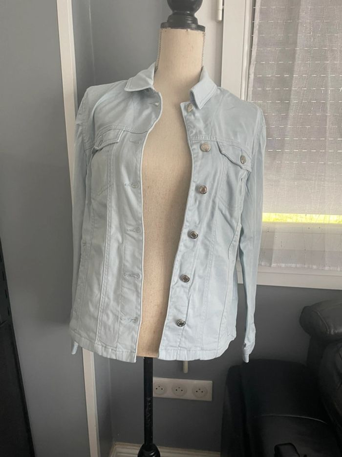 Veste bleu taille 40 bon prix collection - photo numéro 3