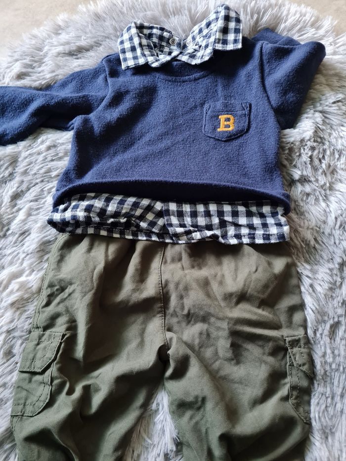 ensemble 2 pièces bébé garçon 3 mois - photo numéro 5