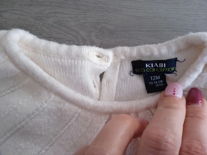Pull blanc - photo numéro 2