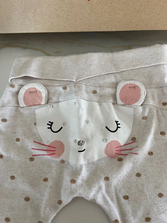 Pantalon élastique 1-3 mois TEX - photo numéro 2