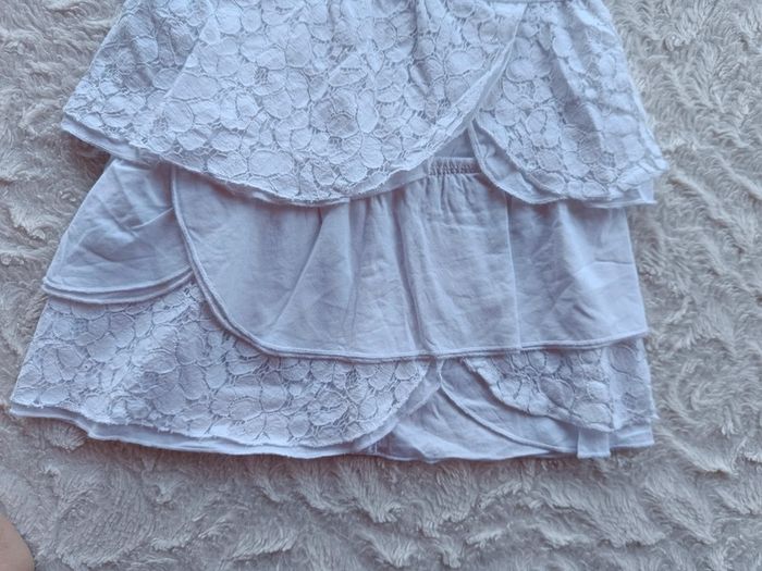 Robe bretelles Fille 6 mois style broderie idéal cérémonie mariage fête baptême P'tit bisou - photo numéro 4