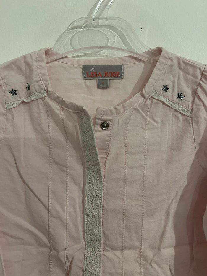 Chemise rose 3 ans - photo numéro 2