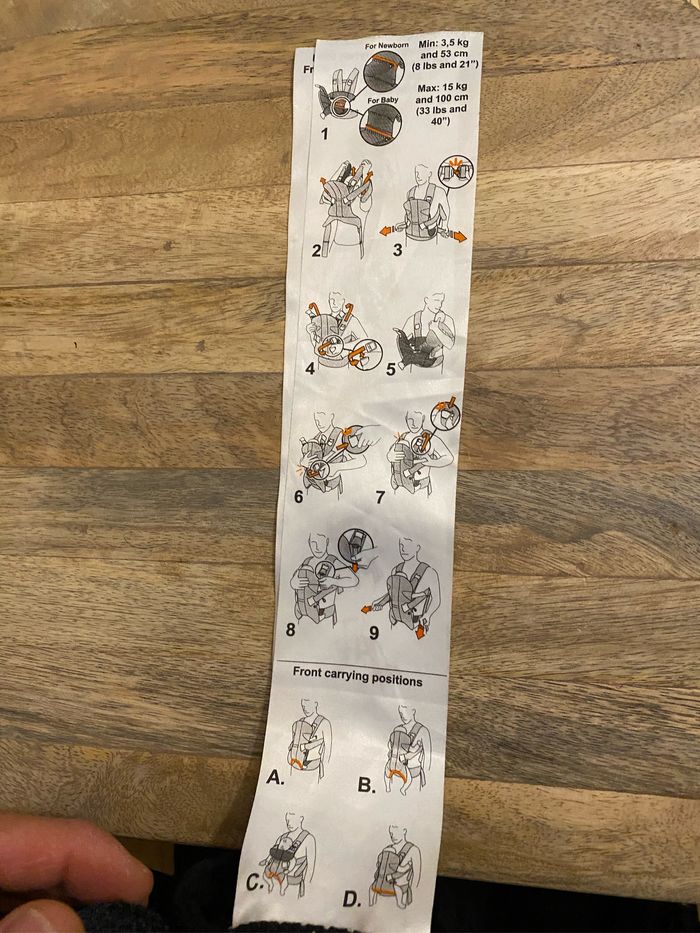 Porte bébé babybjörn en excellent état - photo numéro 8