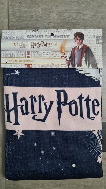 Drap de plage HARRY POTTER 125×150cm Neuf.