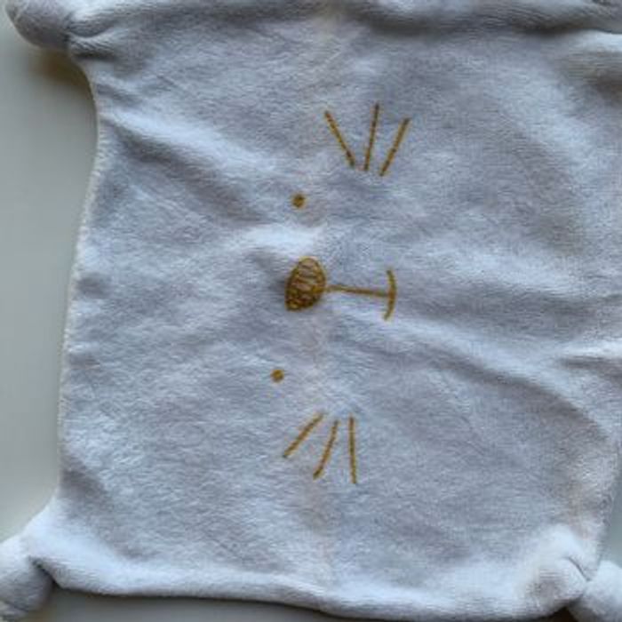 1 doudou plat Verbaudet velours