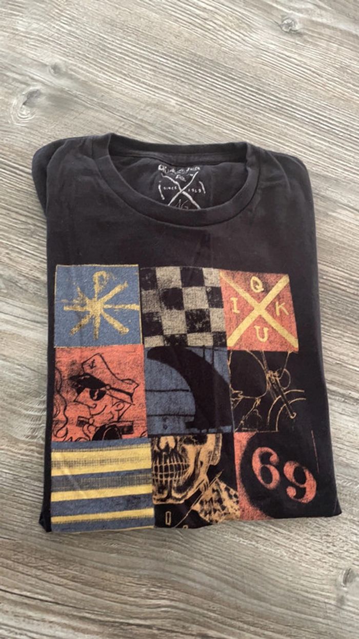 T-shirt QuickSilver noir 16 ans