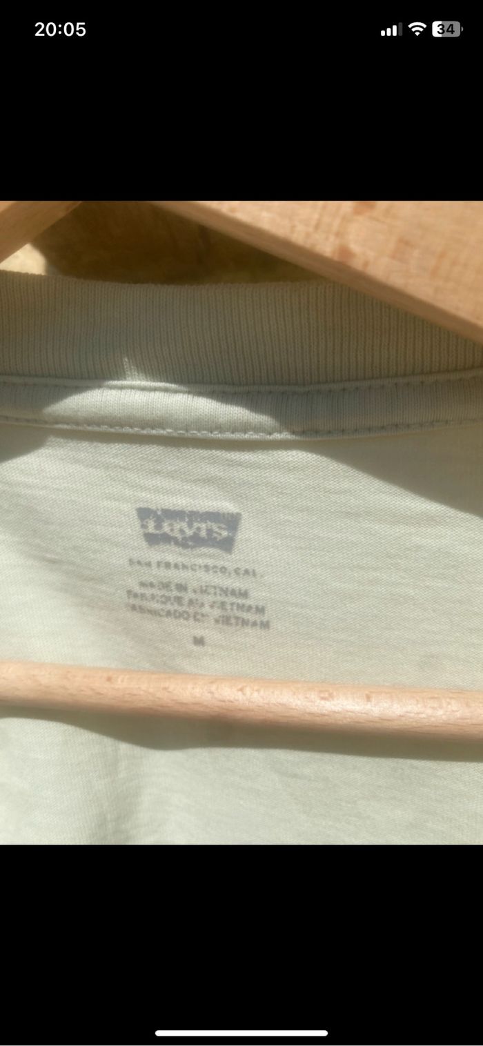 T-shirt Lévis vert d’eau - photo numéro 3