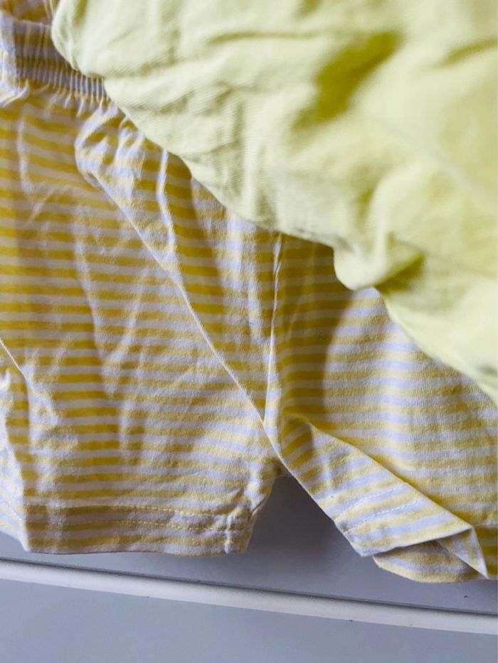 Short bébé jaune neuf mois - photo numéro 2
