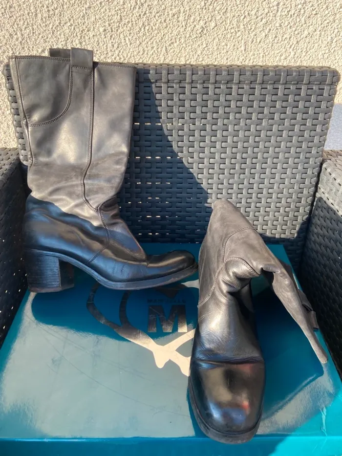 Bottes en cuire