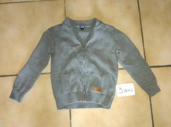 Veste zippée 3 ans garçon