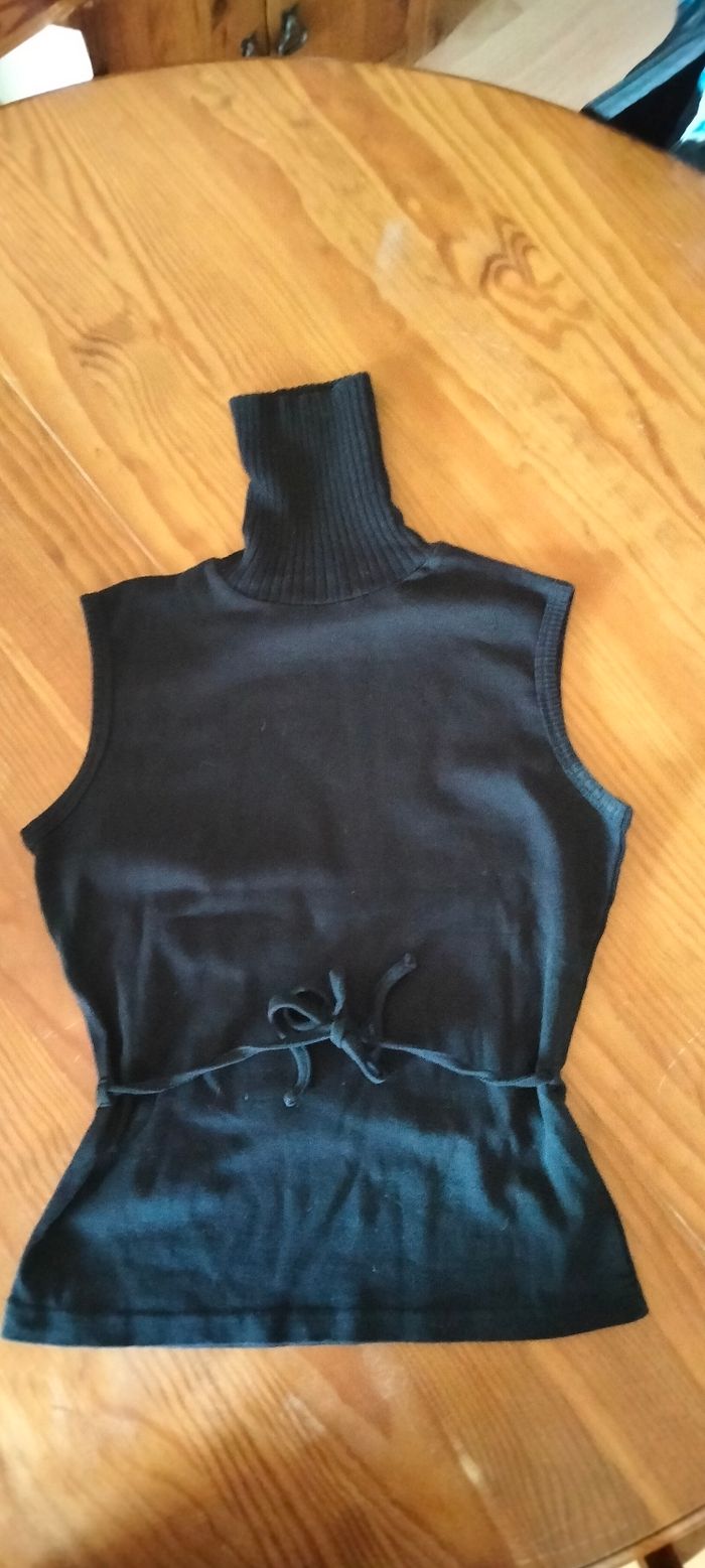 Sous-pull à col roulé sans manches - photo numéro 2