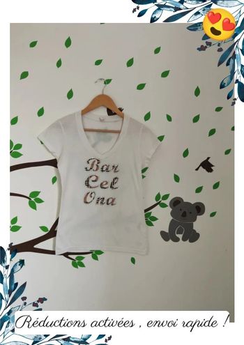 T-shirt Barcelona femme M