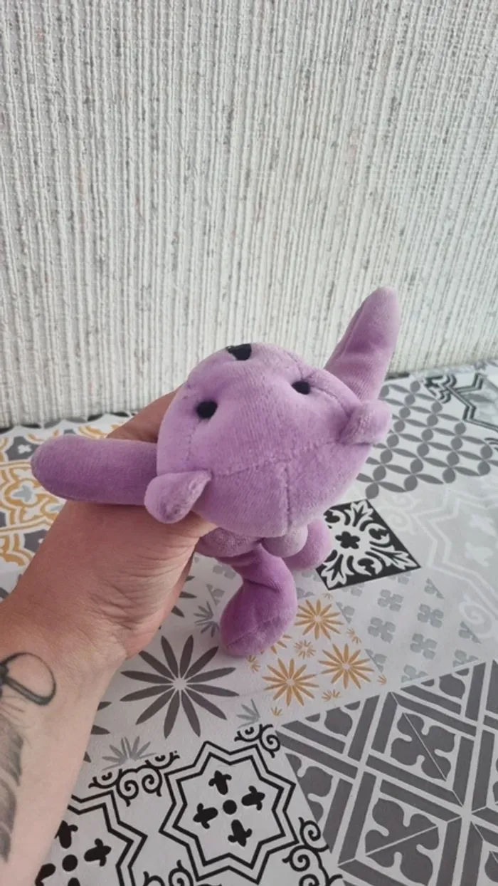 Peluche ours violet - photo numéro 5