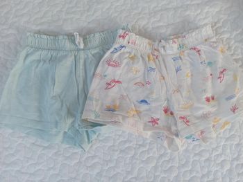 Lot de 2 shorts en coton