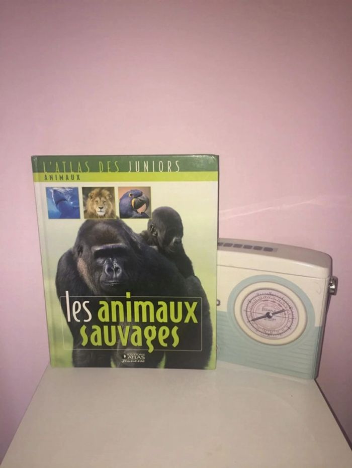 Livre 📖 les animaux sauvages Atlas des junirs 5€