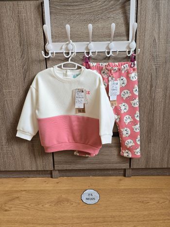 Vêtement Bébé Fille - Ensemble Marie rose - Disney - 24 mois