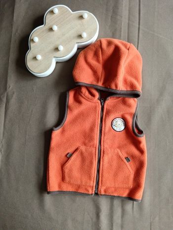 Gilet zipper sans manche