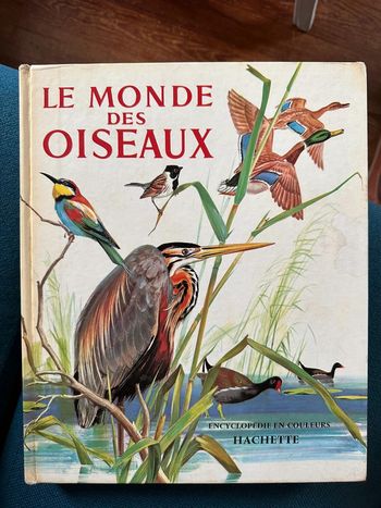 1964 Livre ancien Le Monde des Oiseaux encyclopédie Hachette Pierre Probst Jean Dorst