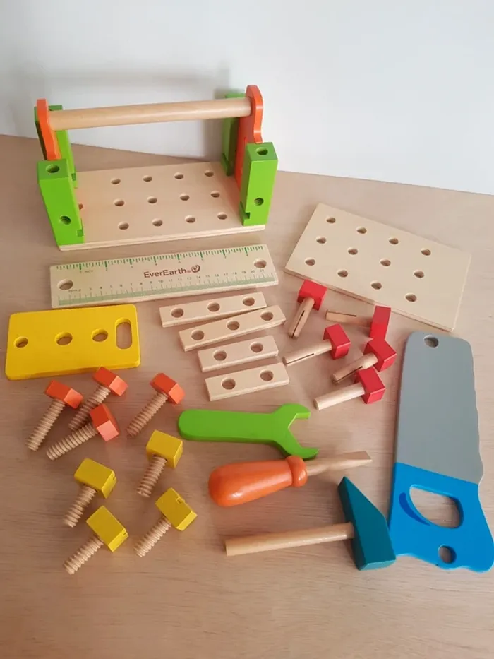 EverEarth boîte à outils en bois bricolage - photo numéro 9