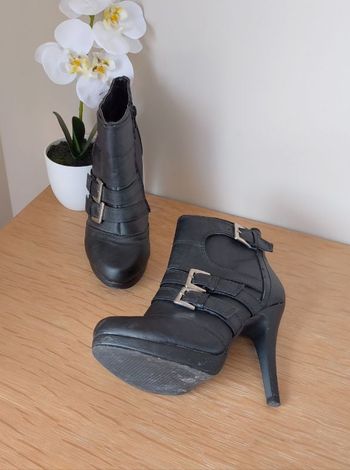 💋 Bottines - Noir - Ladies Style - P36 💋