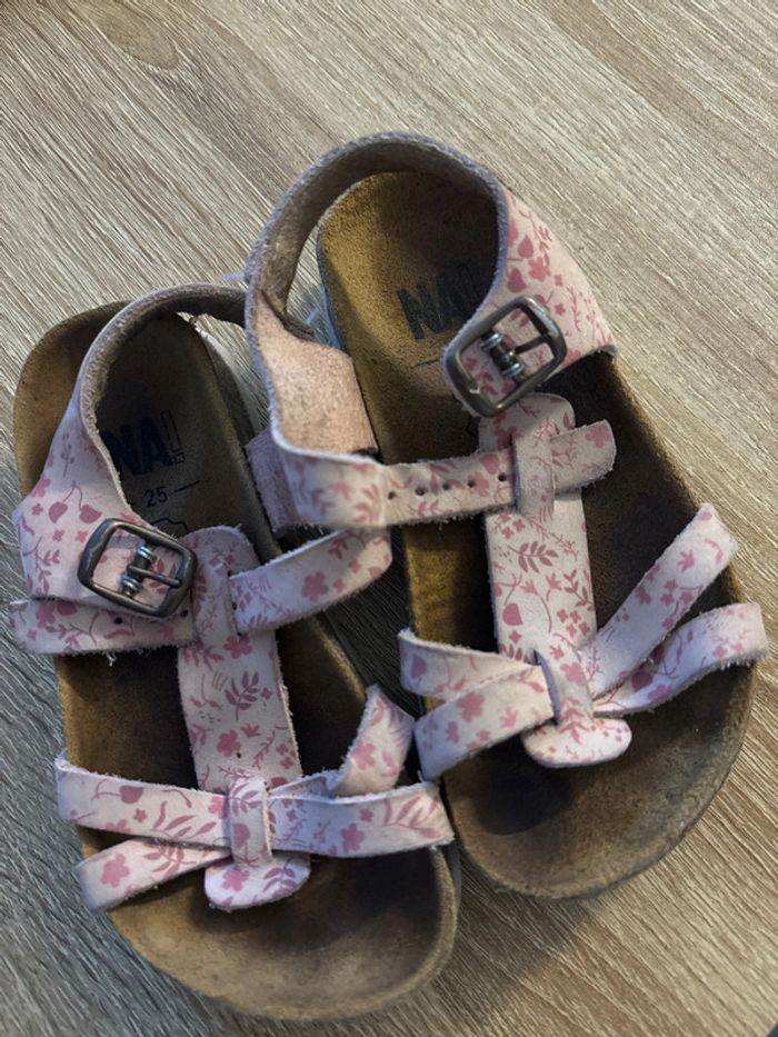 Sandales fille taille 25 marque Na! - photo numéro 2