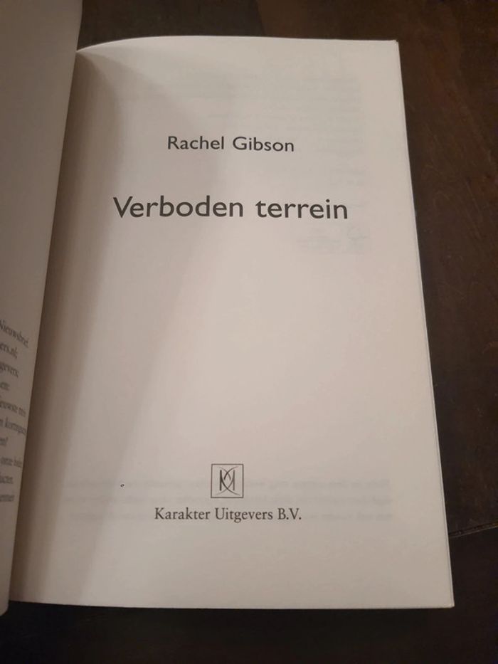 Boek Verboden terrein Rachel Gibson - photo numéro 6