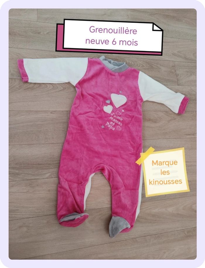 Grenouillère neuve 6 mois marque les kinousses