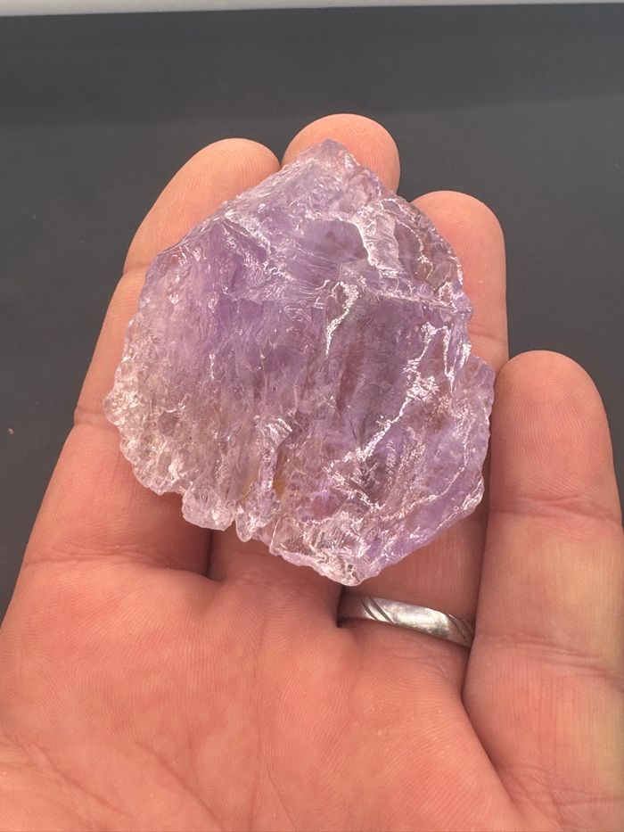 Améthyste brute naturelle 66 mm minéraux pierres naturelles  (refame01) - photo numéro 4