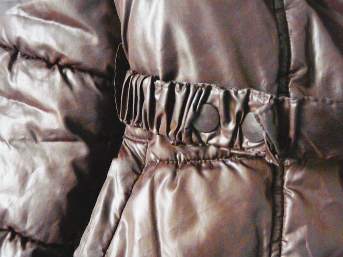 Doudoune Fille Manteau Floriane 8 ans capuche fourrure marron TBE - photo numéro 4